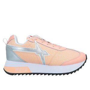 W6YZ Wizz size 9 /39 Sneakers Lace Up Sport Shoes Salmon Pink New Just Say Wizz